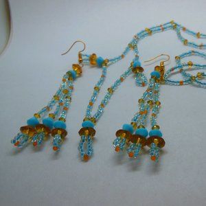 Handmade Set Earrings and Necklace